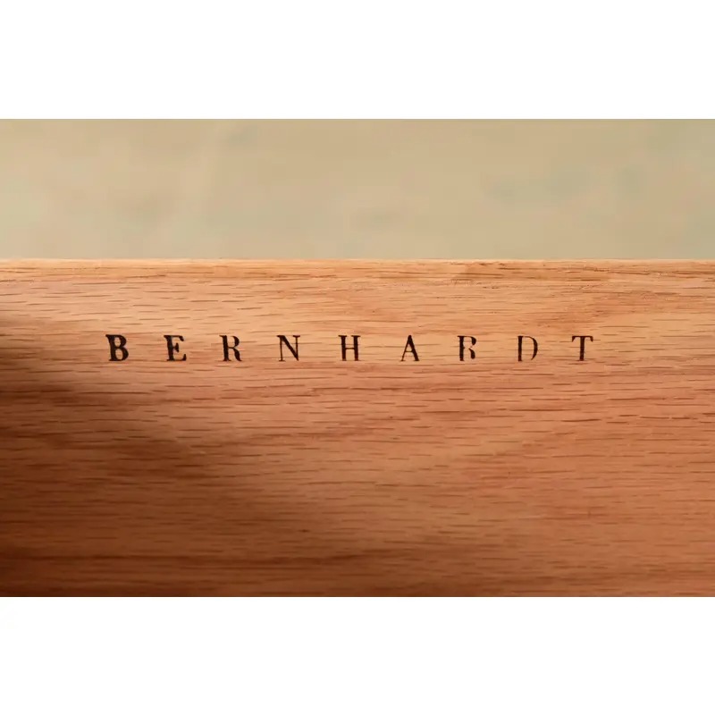 Bernhardt French Regency Louis XVI Carved Mahogany Marble Top Sideboard Credenza - Image 8