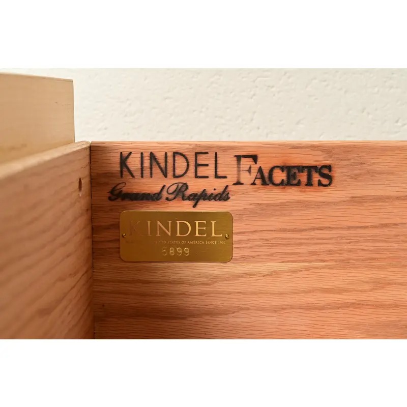 Kindel Furniture Modern Hollywood Regency Cabinet or Bedside Chest - Image 8
