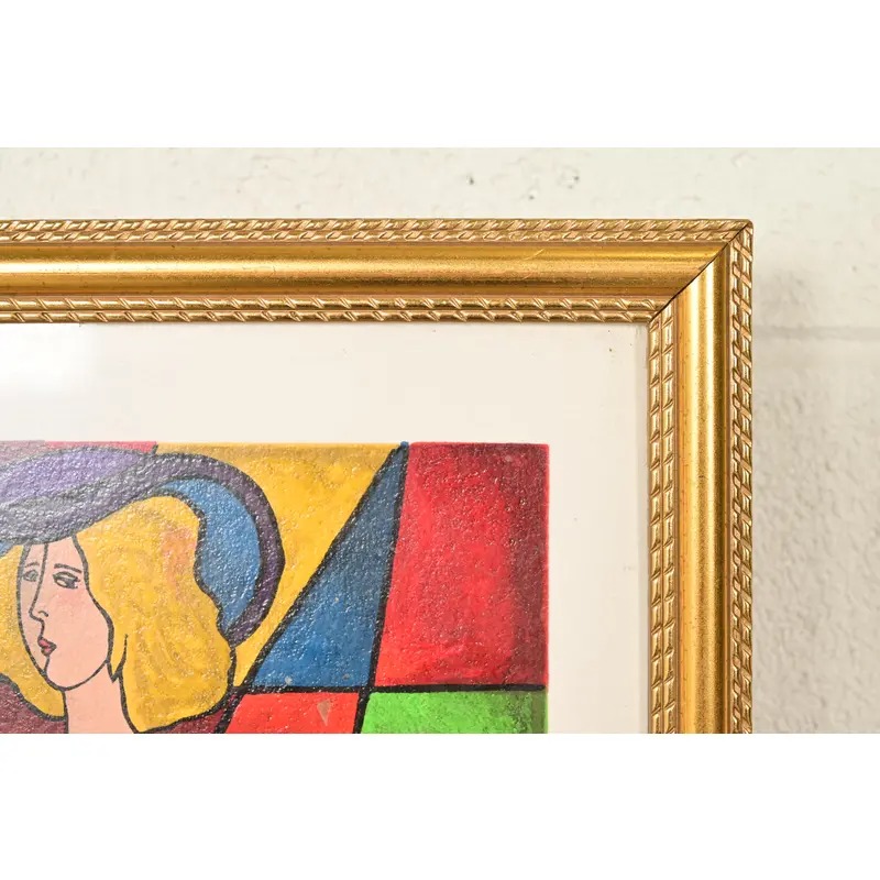 Linda Le Kinff Original Signed "Constanca" Framed Serigraph - Image 8
