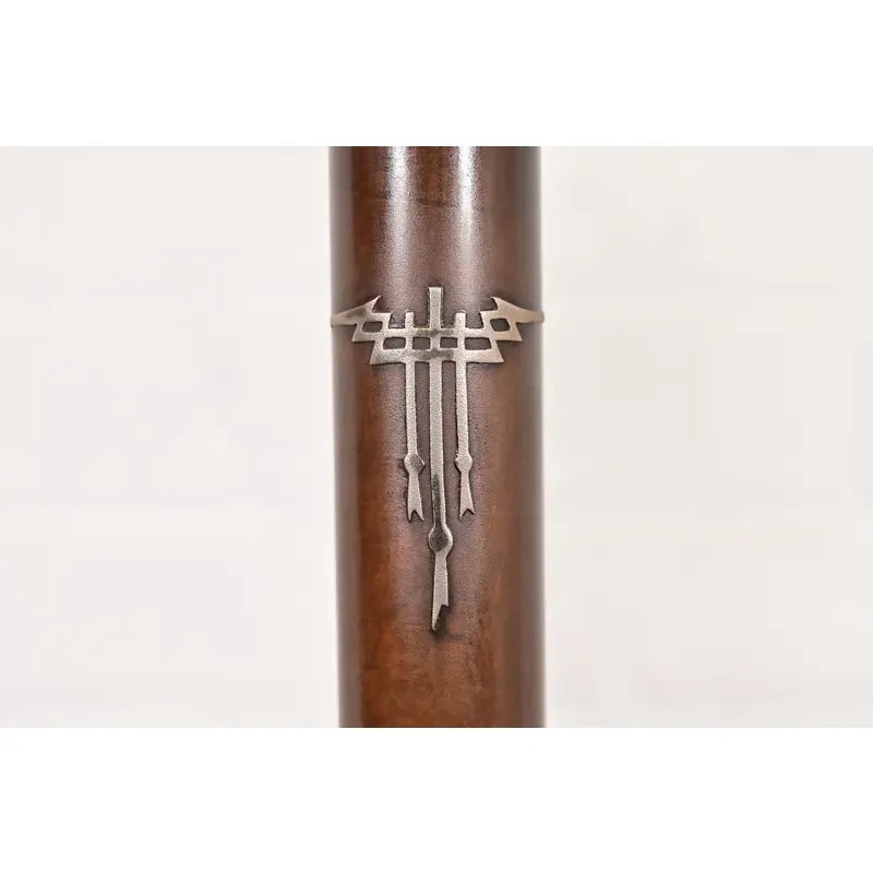 Silver Crest Arts & Crafts Sterling Silver on Bronze Tall Candlesticks, Pair - Image 8