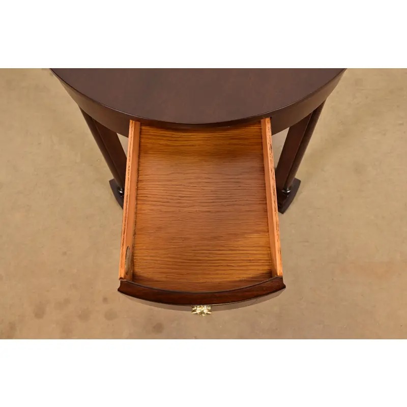Baker Furniture French Empire Mahogany Gueridon or Tea Table, Newly Refinished - Image 9