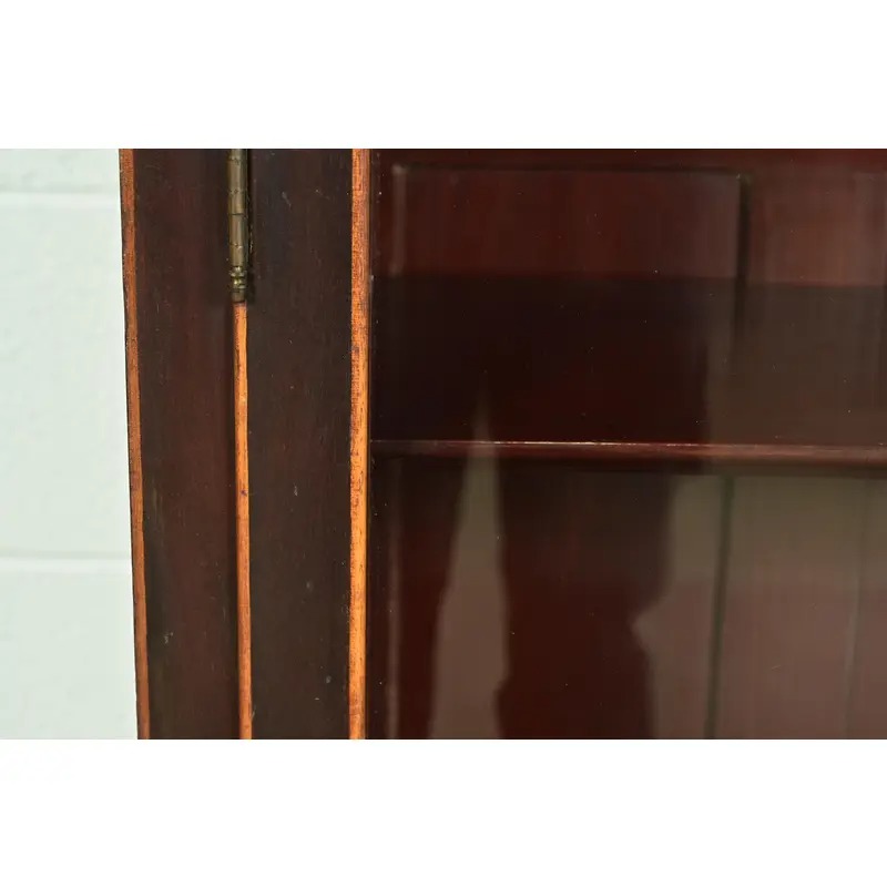 R. J. Horner Style American Empire Carved Mahogany Bookcase With Ball and Claw Feet, Circa 1890s - Image 9