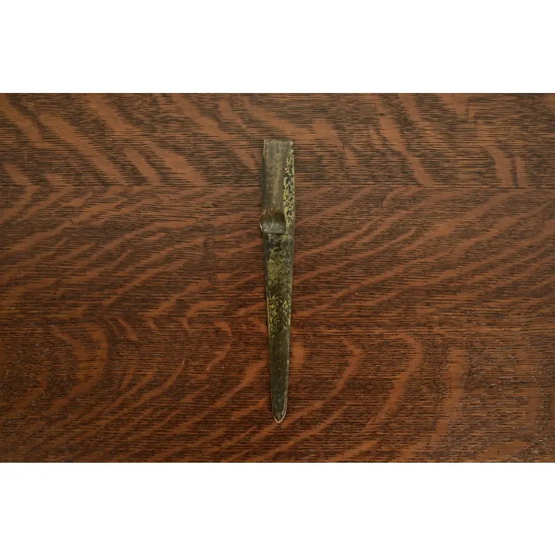 Roycroft Arts & Crafts Hammered Brass Over Copper Letter Opener - Image 10