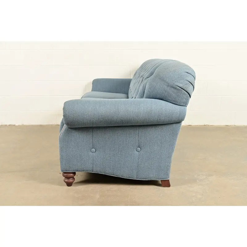 Smith Brothers Traditional Roll Arm Tufted Sofa - Image 10