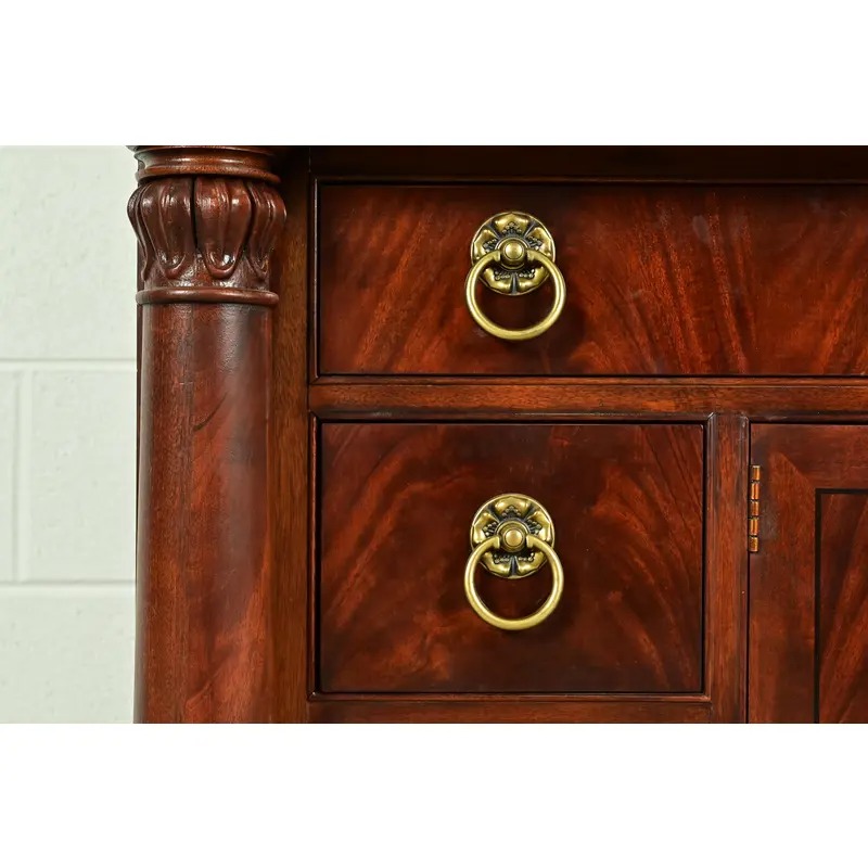 Ralph Lauren Style American Empire Flame Mahogany Master Chest of Drawers by Henredon - Image 11