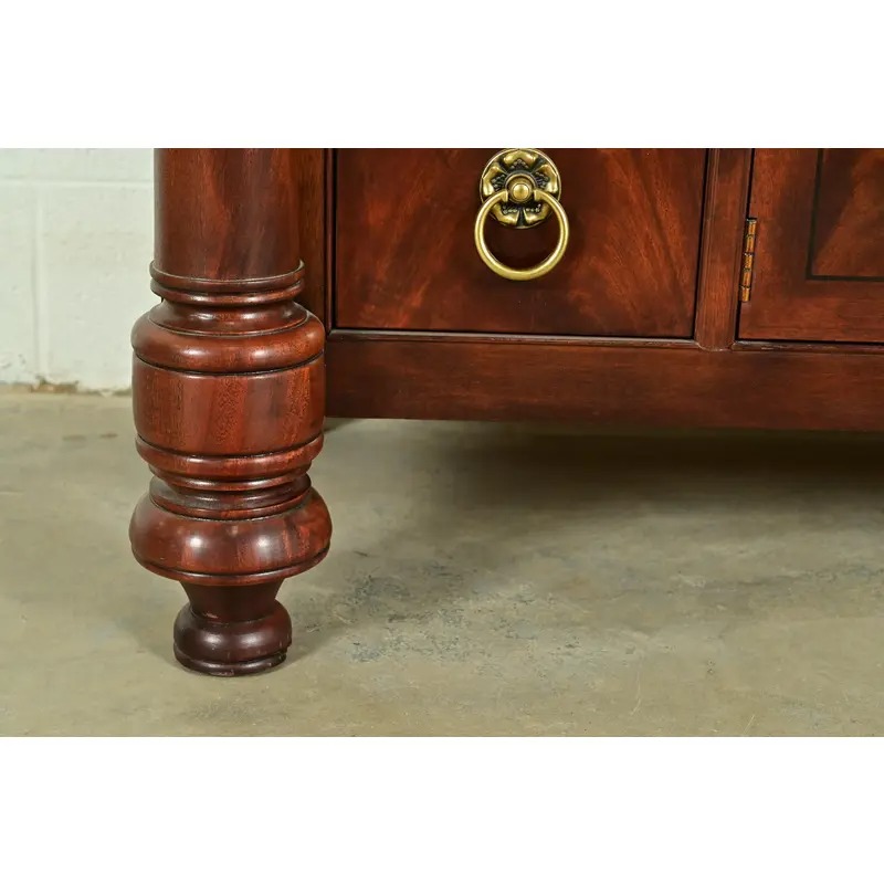 Ralph Lauren Style American Empire Flame Mahogany Master Chest of Drawers by Henredon - Image 12