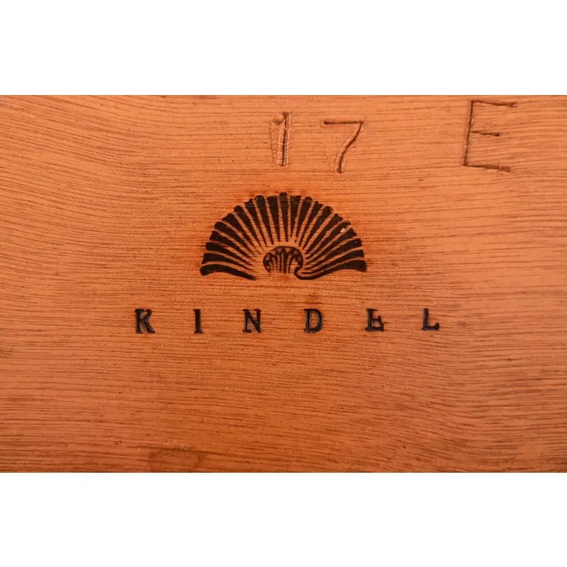 Kindel Furniture Federal Banded Mahogany Extension Dining Table, Newly Refinished - Image 13