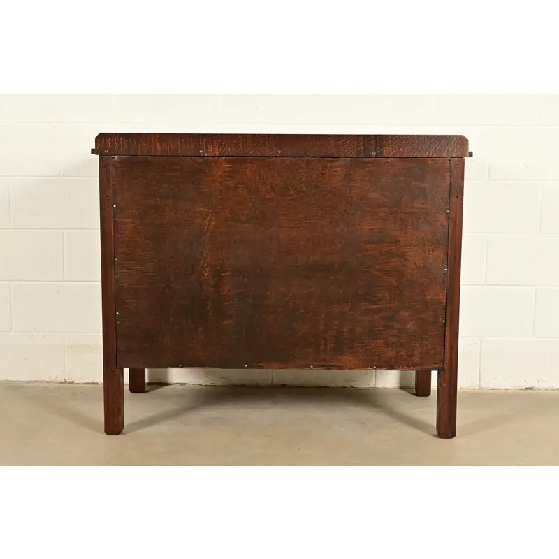 Lifetime Furniture Antique Mission Oak Arts & Crafts Sideboard, Newly Refinished - Image 13