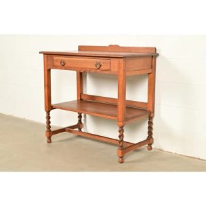 Stickley Brothers Antique Mission Oak Arts & Crafts Buffet Server, Circa 1910