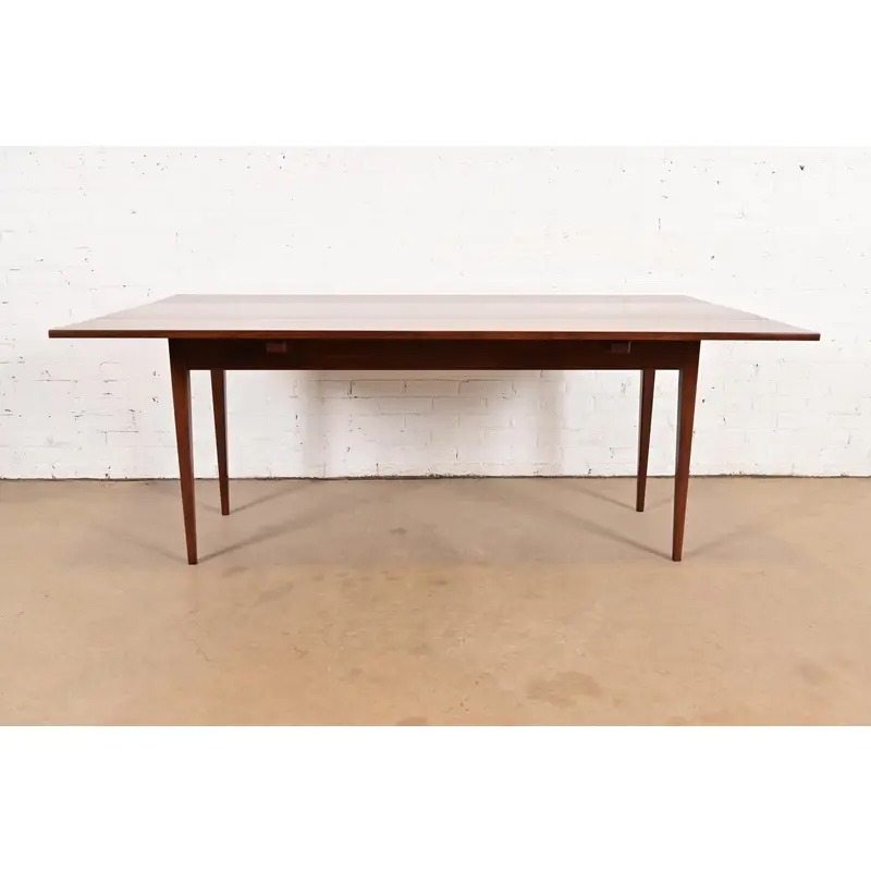 Eldred Wheeler Early American Shaker Solid Cherry Wood Drop Leaf Harvest Dining Table, Newly Refinished - Image 2