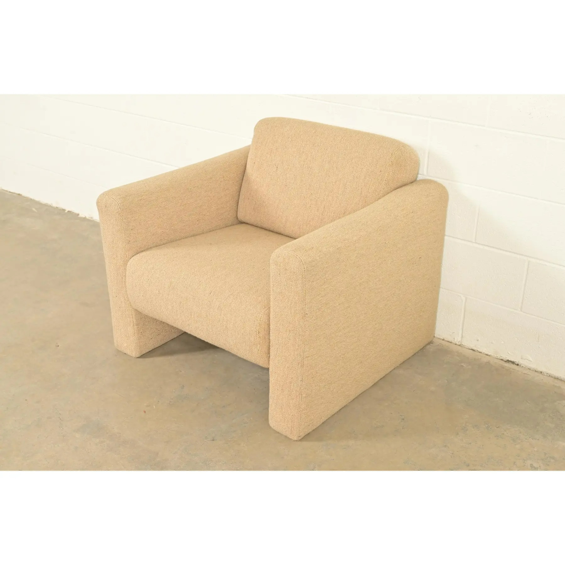 Milo Baughman for Thayer Coggin Mid-Century Modern Upholstered Lounge Chair, 1970s - Image 4