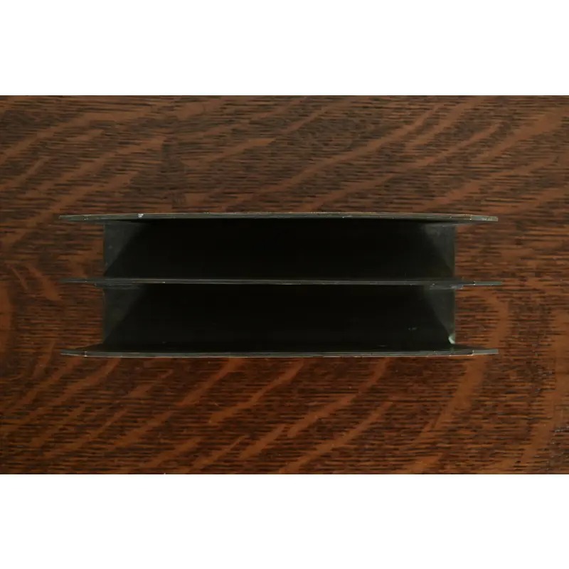Heintz Arts & Crafts Sterling Silver on Bronze Letter Rack - Image 4