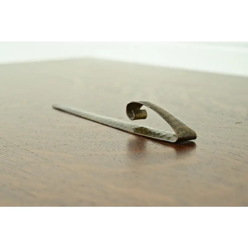 Roycroft Arts & Crafts Hammered Brass Over Copper Letter Opener - Image 4
