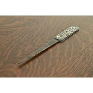 Heintz Arts & Crafts Sterling Silver on Bronze Letter Opener