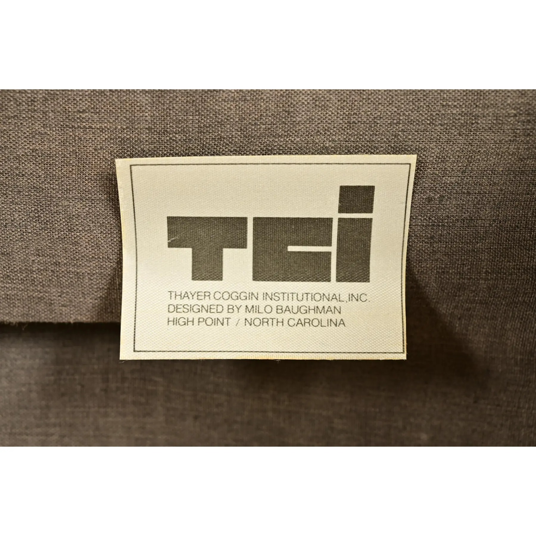 Milo Baughman for Thayer Coggin Mid-Century Modern Upholstered Lounge Chair, 1970s - Image 9
