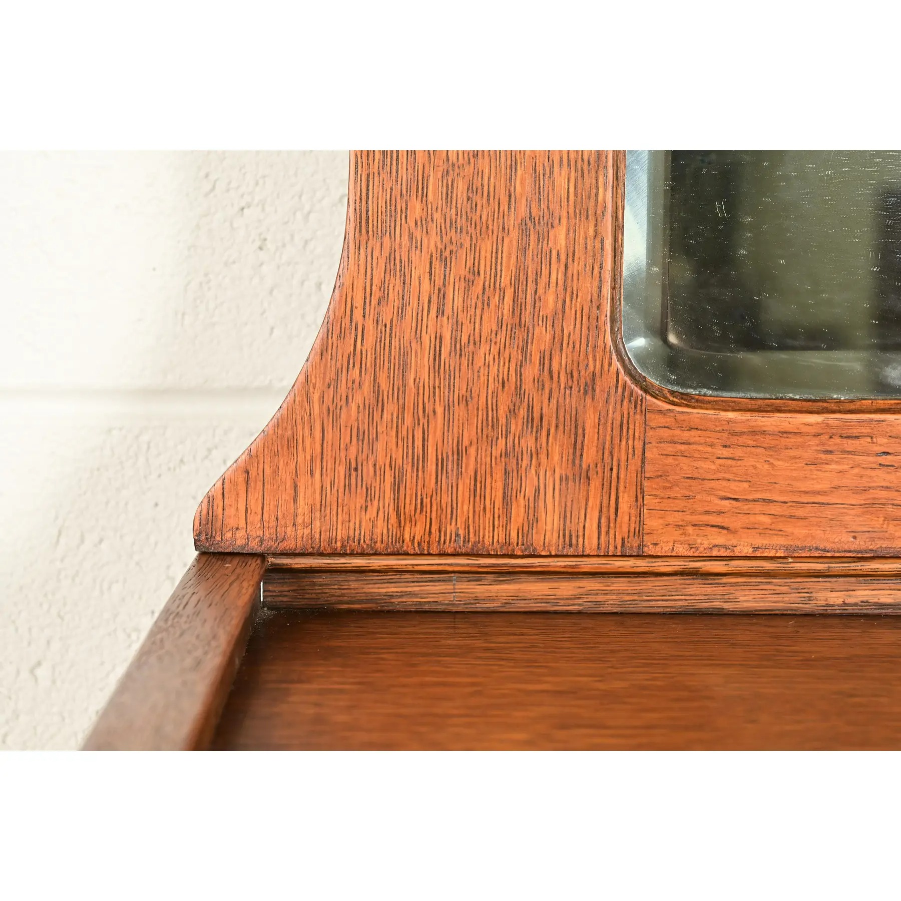 Antique Victorian Carved Oak Two-Door Bookcase, Circa 1890s - Image 7