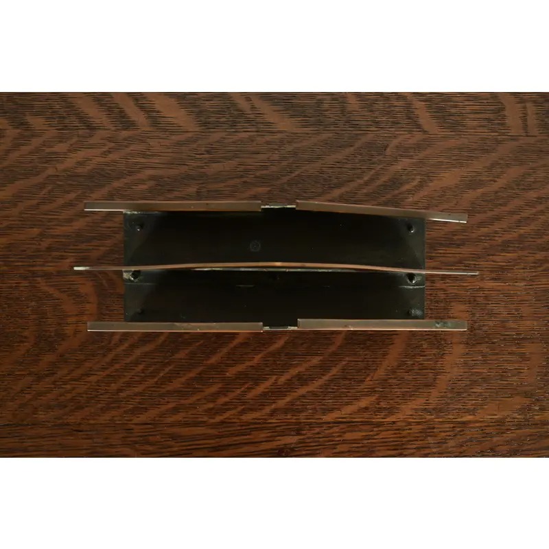 Heintz Arts & Crafts Sterling Silver on Bronze Letter Rack - Image 5