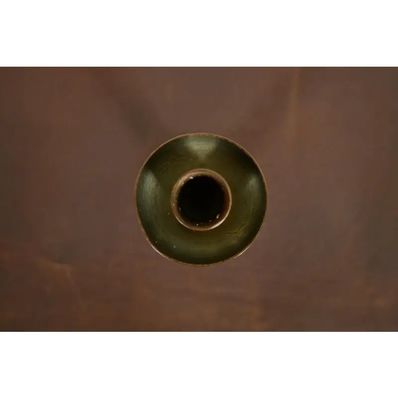 Roycroft Arts & Crafts Brass Finished Hammered Copper Candlestick - Image 5