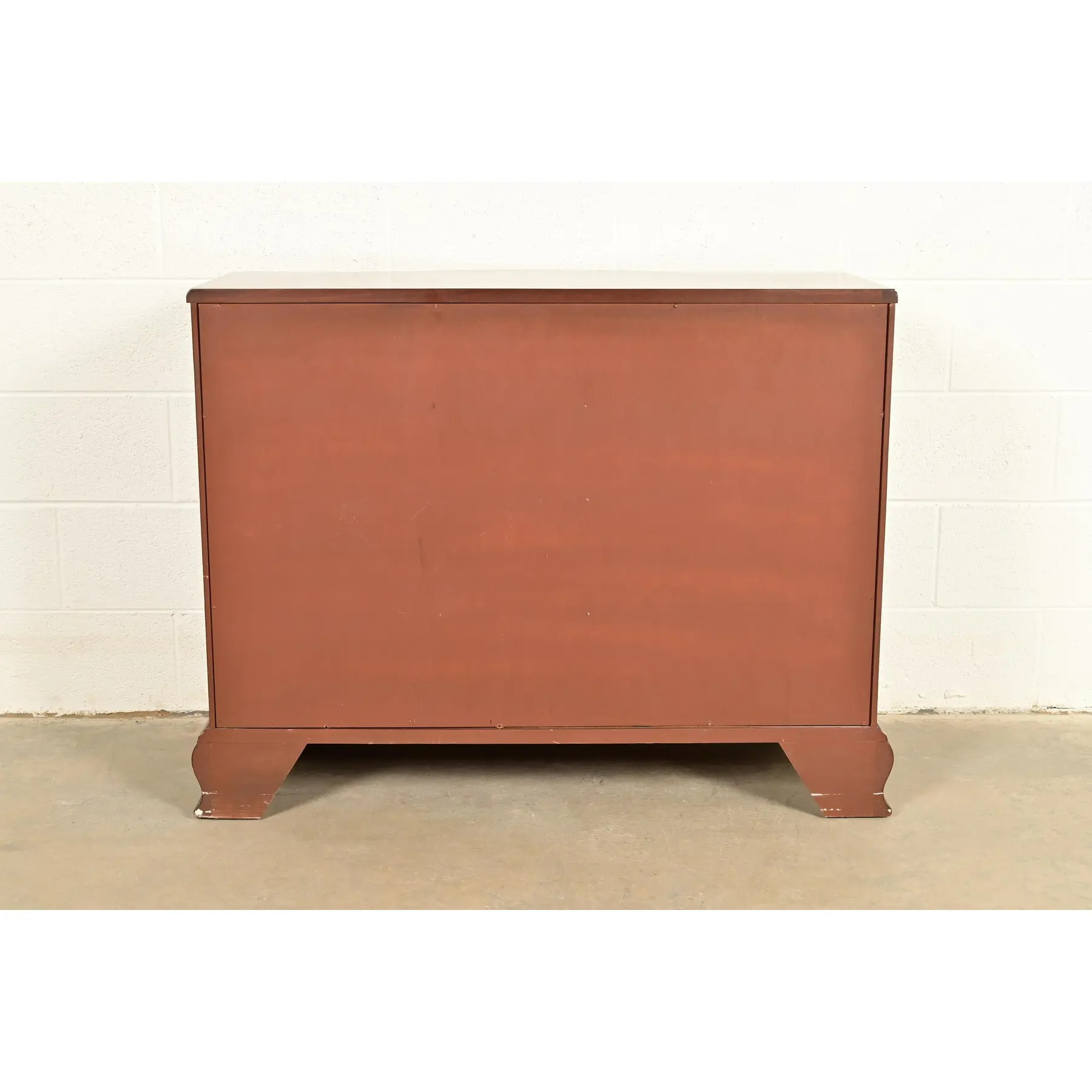 Baker Furniture Historic Charleston Chippendale Carved Mahogany Serpentine Front Dresser Chest - Image 13