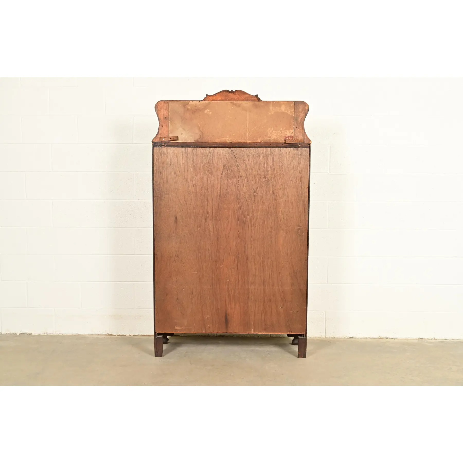 Antique Victorian Carved Oak Two-Door Bookcase, Circa 1890s - Image 14