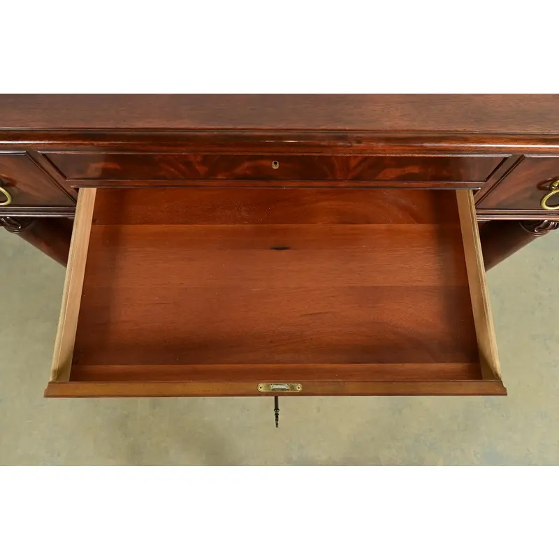 Ralph Lauren Style American Empire Flame Mahogany Master Chest of Drawers by Henredon - Image 6