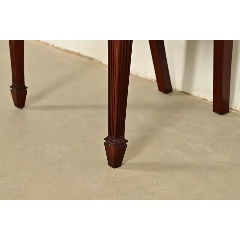 Baker Furniture Historic Charleston Federal Mahogany Shield Back Side Chair or Dining Chair - Image 8