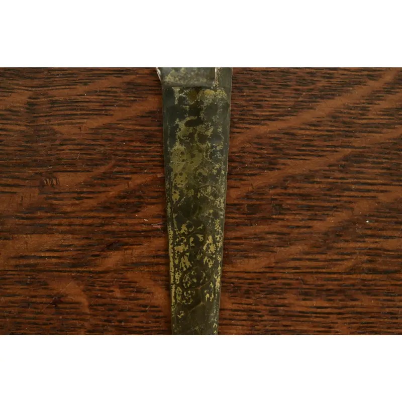 Roycroft Arts & Crafts Hammered Brass Over Copper Letter Opener - Image 8