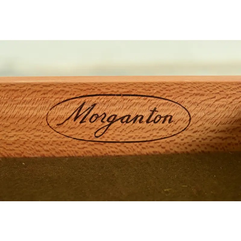 Federal Cherry Wood Serpentine Front Sideboard Buffet by Morganton, Circa 1950s - Image 9