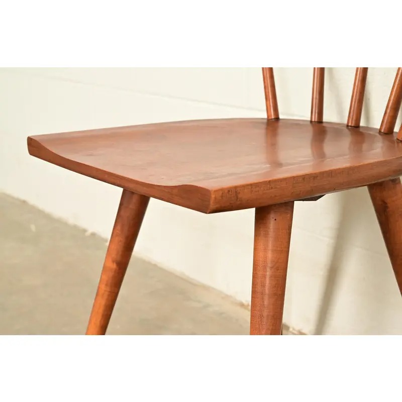 Paul McCobb Planner Group Mid-Century Modern Spindle Back Side Chairs or Dining Chairs, Pair - Image 9