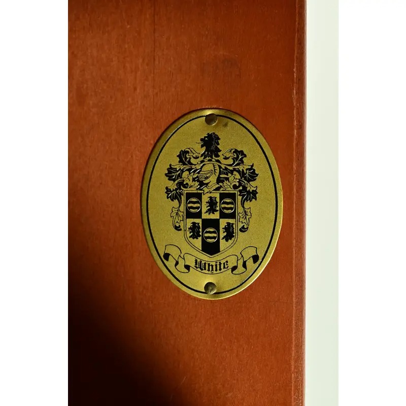 White Furniture Georgian Flame Mahogany Breakfront Bookcase Cabinet, Circa 1960s - Image 9