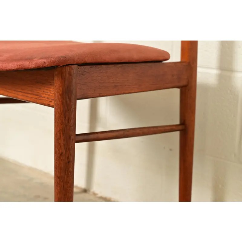 Finn Juhl Style Danish Modern Sculpted Teak Side Chairs or Dining Chairs, Pair - Image 10