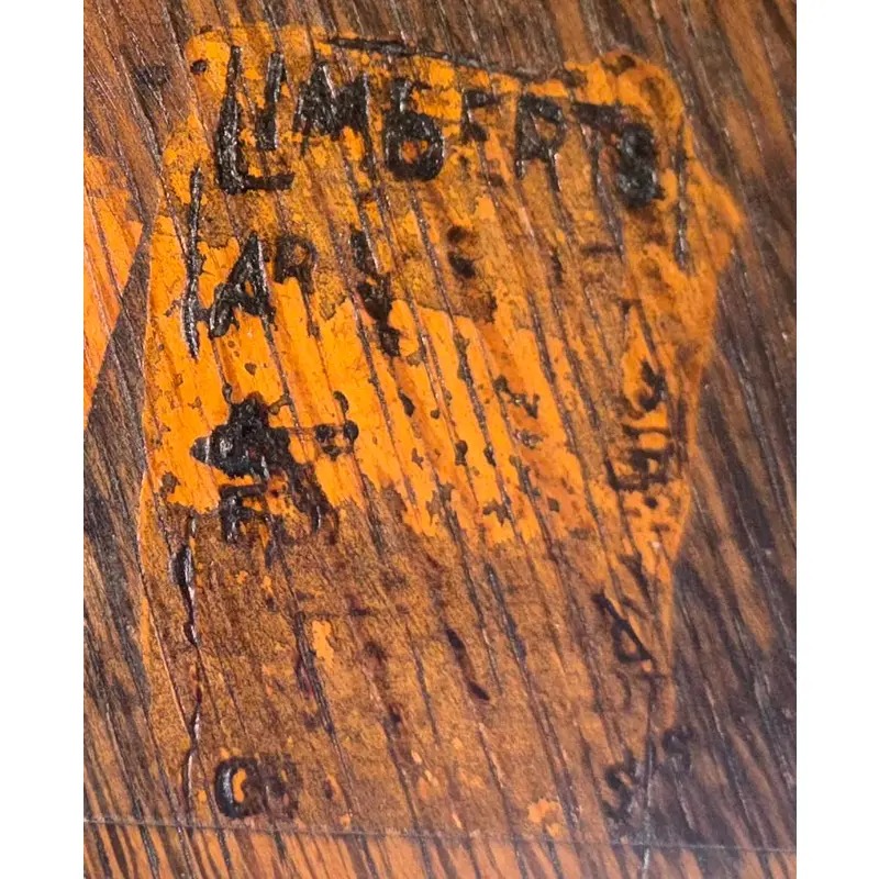 Limbert Antique Mission Oak Arts & Crafts Five-Leg Extension Dining Table, Newly Refinished - Image 11