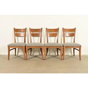 Stickley Mission Oak Arts & Crafts Dining Chairs, Set of Four
