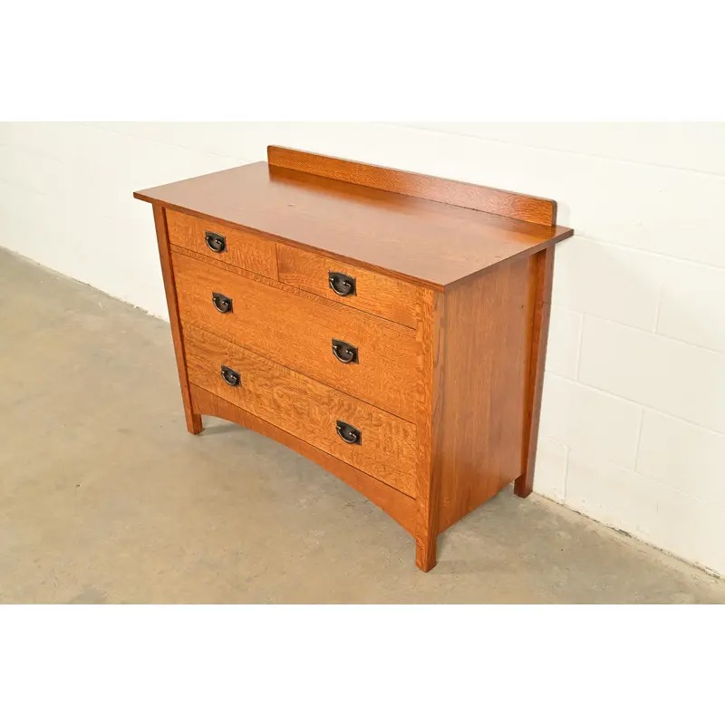 Stickley Harvey Ellis Collection Mission Oak Arts & Crafts Dresser or Chest of Drawers - Image 3