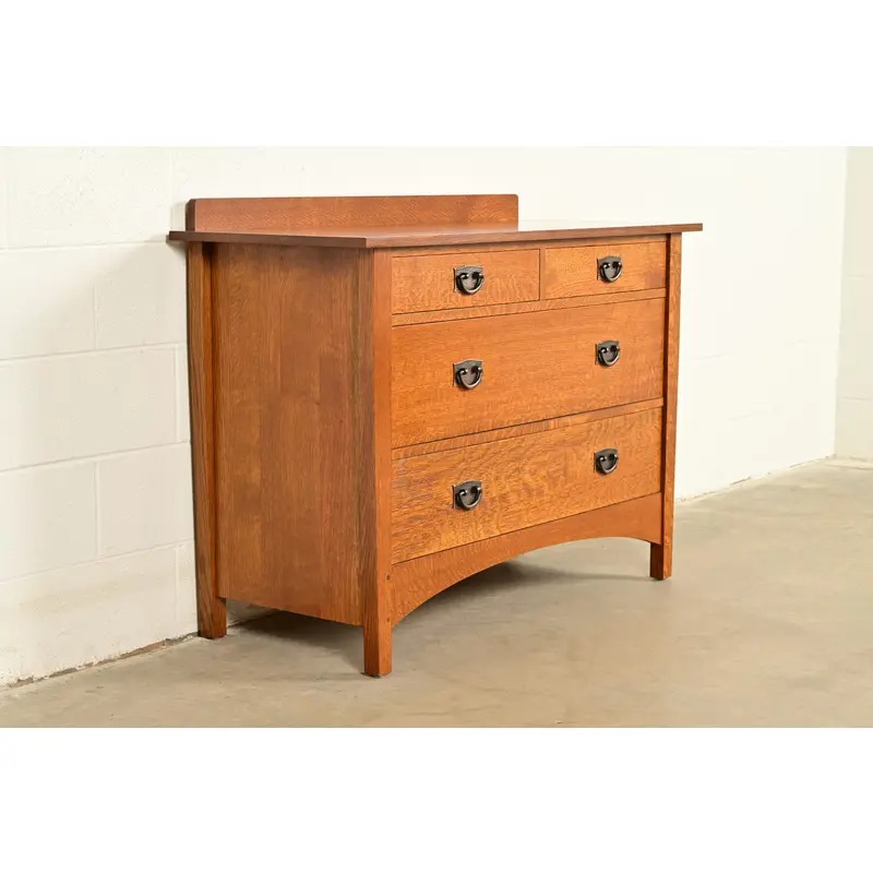 Stickley Harvey Ellis Collection Mission Oak Arts & Crafts Dresser or Chest of Drawers - Image 4