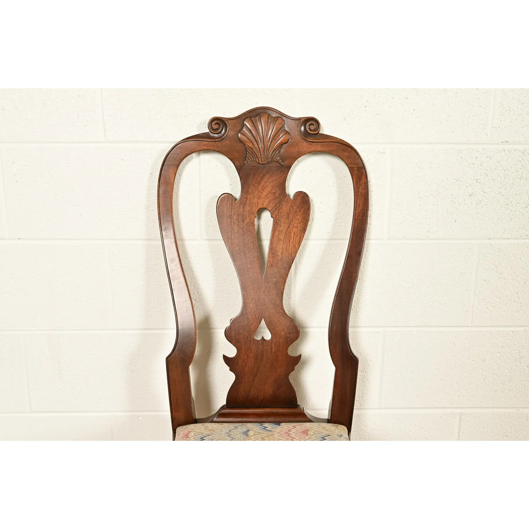Kittinger Georgian Carved Mahogany Dining Chairs, Set of Four - Image 6