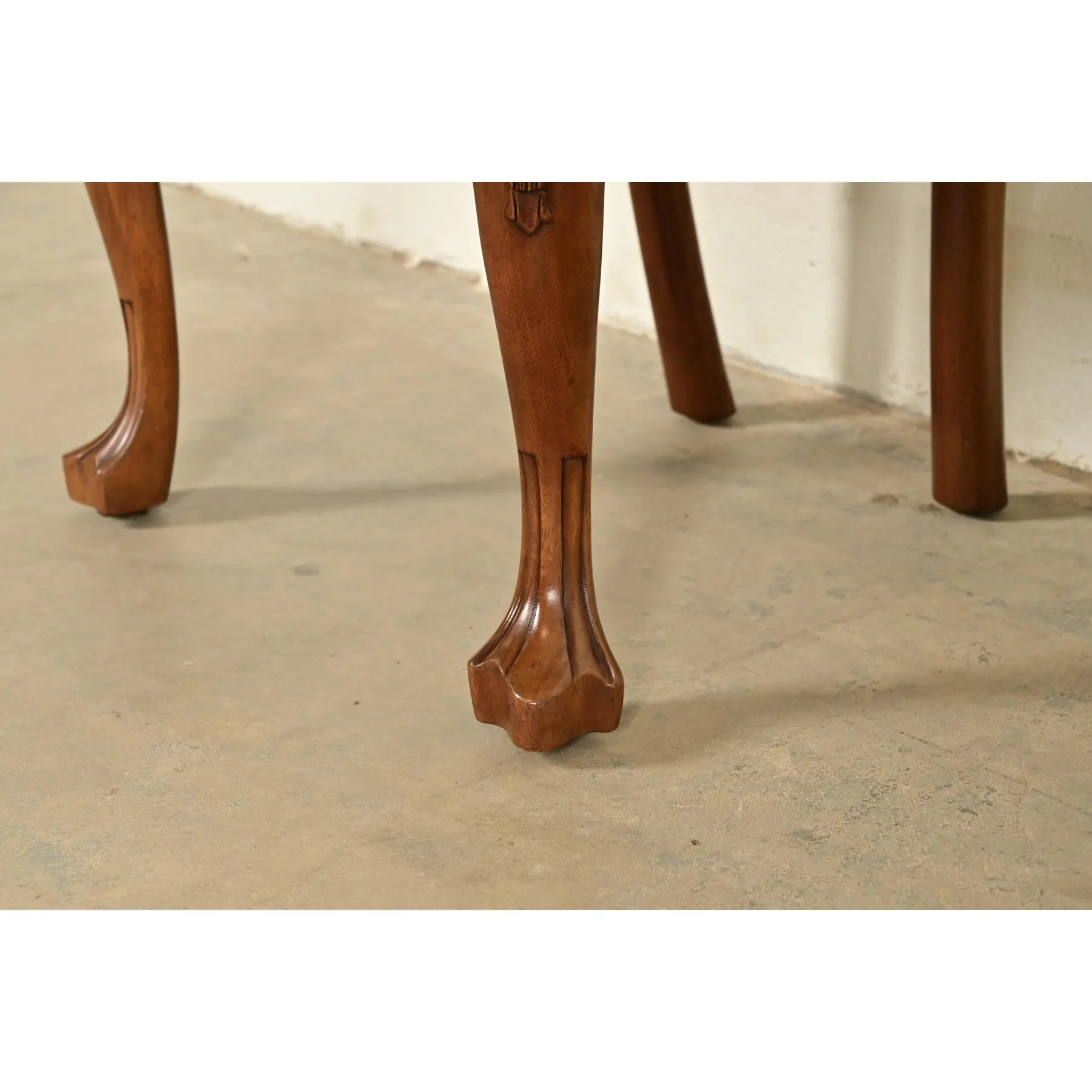 Kittinger Georgian Carved Mahogany Dining Chairs, Set of Four - Image 9