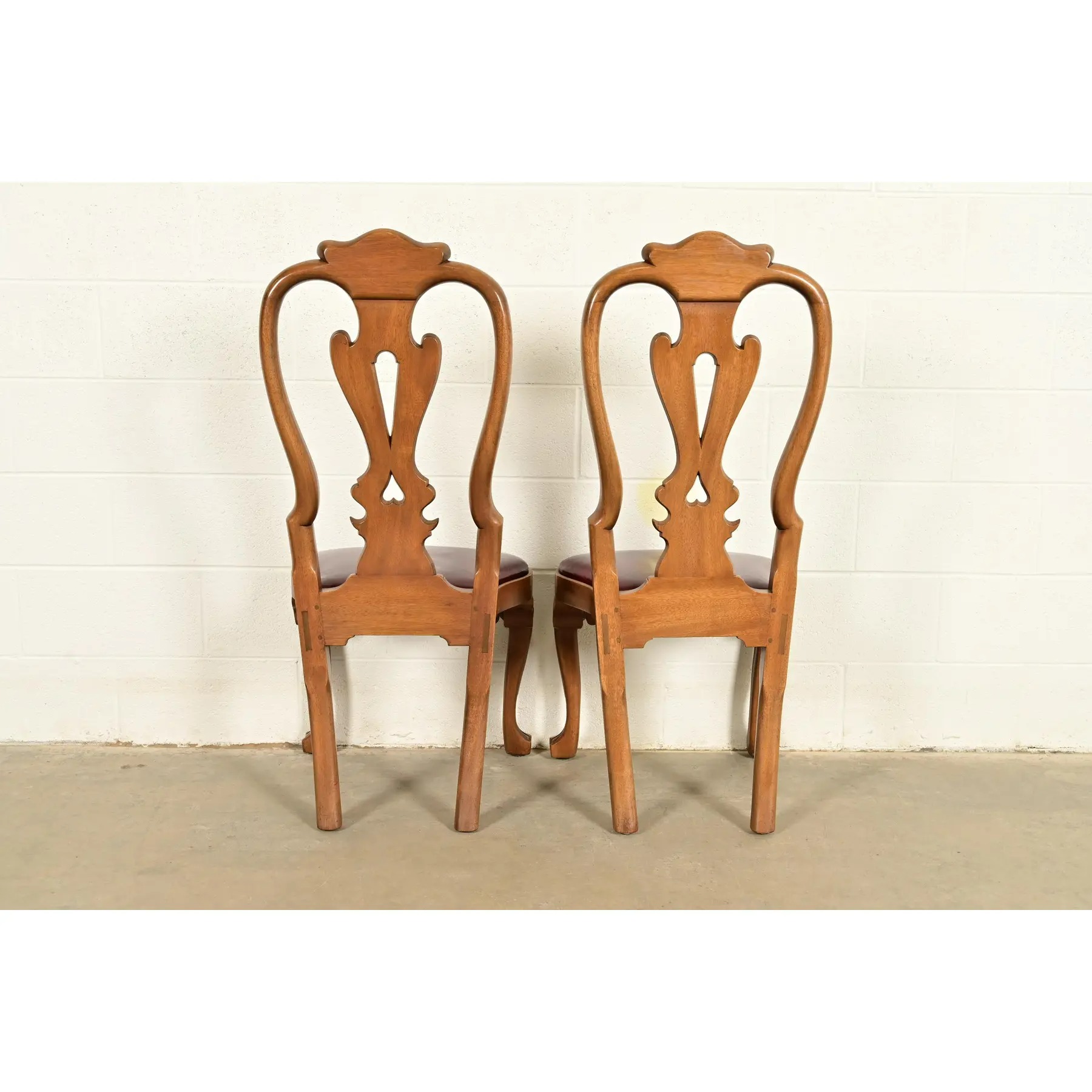 Kittinger Georgian Carved Mahogany Dining Chairs, Set of Four - Image 11