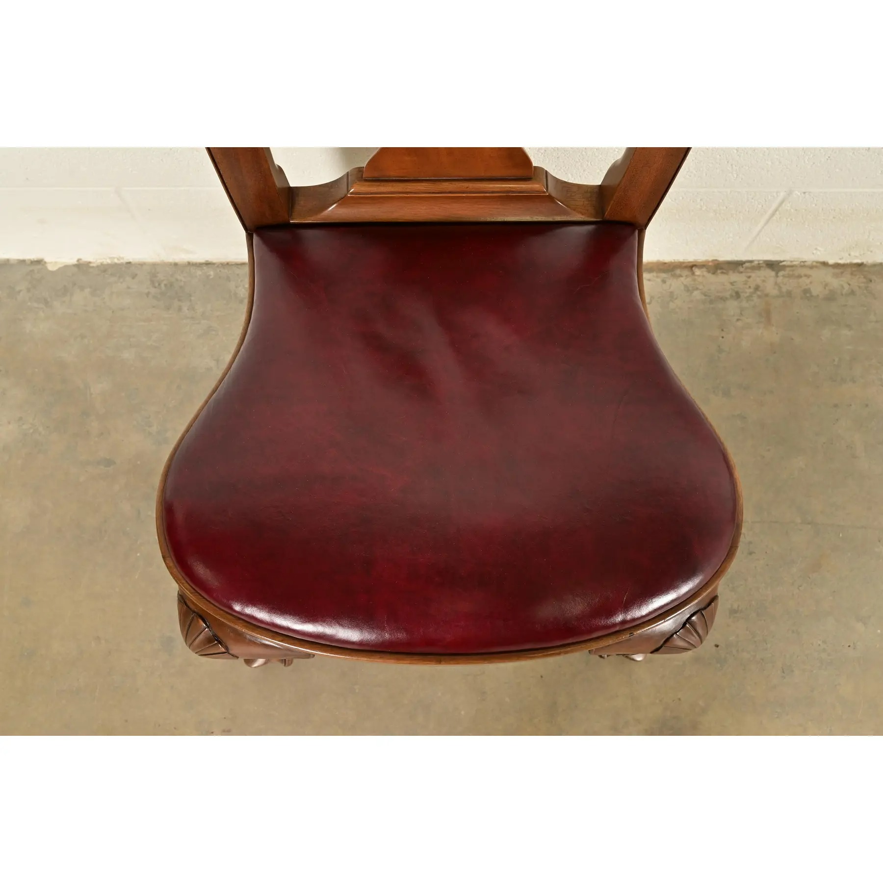 Kittinger Georgian Carved Mahogany Dining Chairs, Set of Eight - Image 7