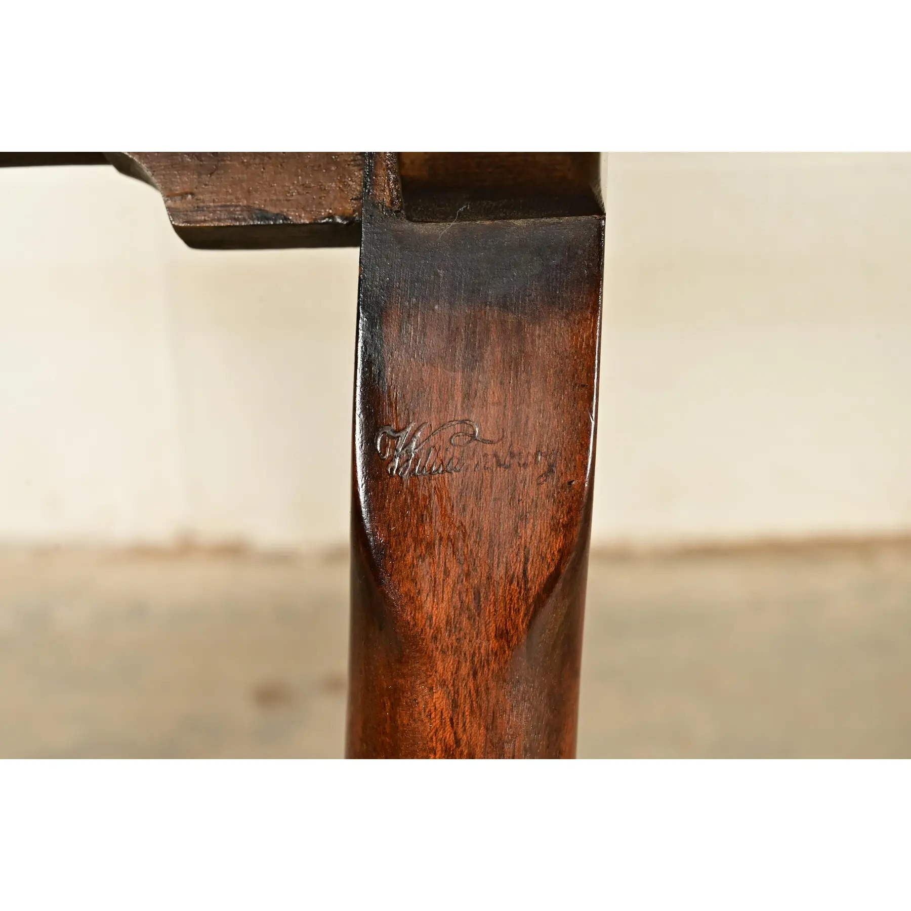 Kittinger Georgian Carved Mahogany Dining Chairs, Set of Four - Image 14