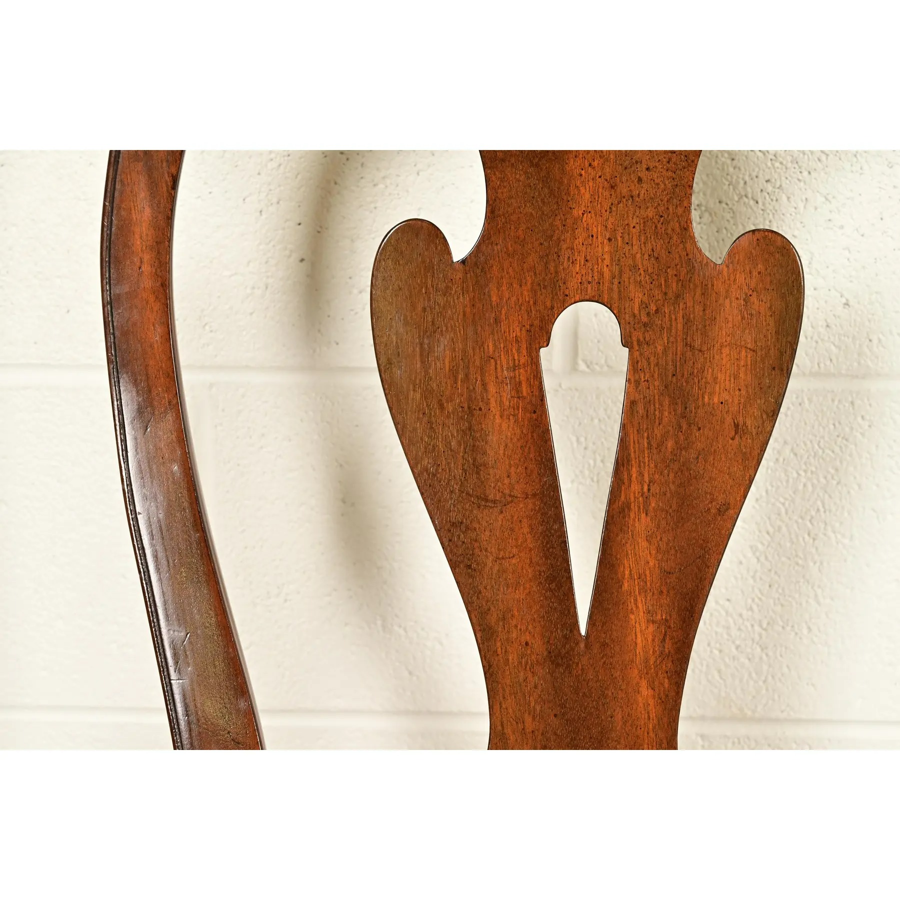 Kittinger Georgian Carved Mahogany Side Chair or Dining Chair - Image 8