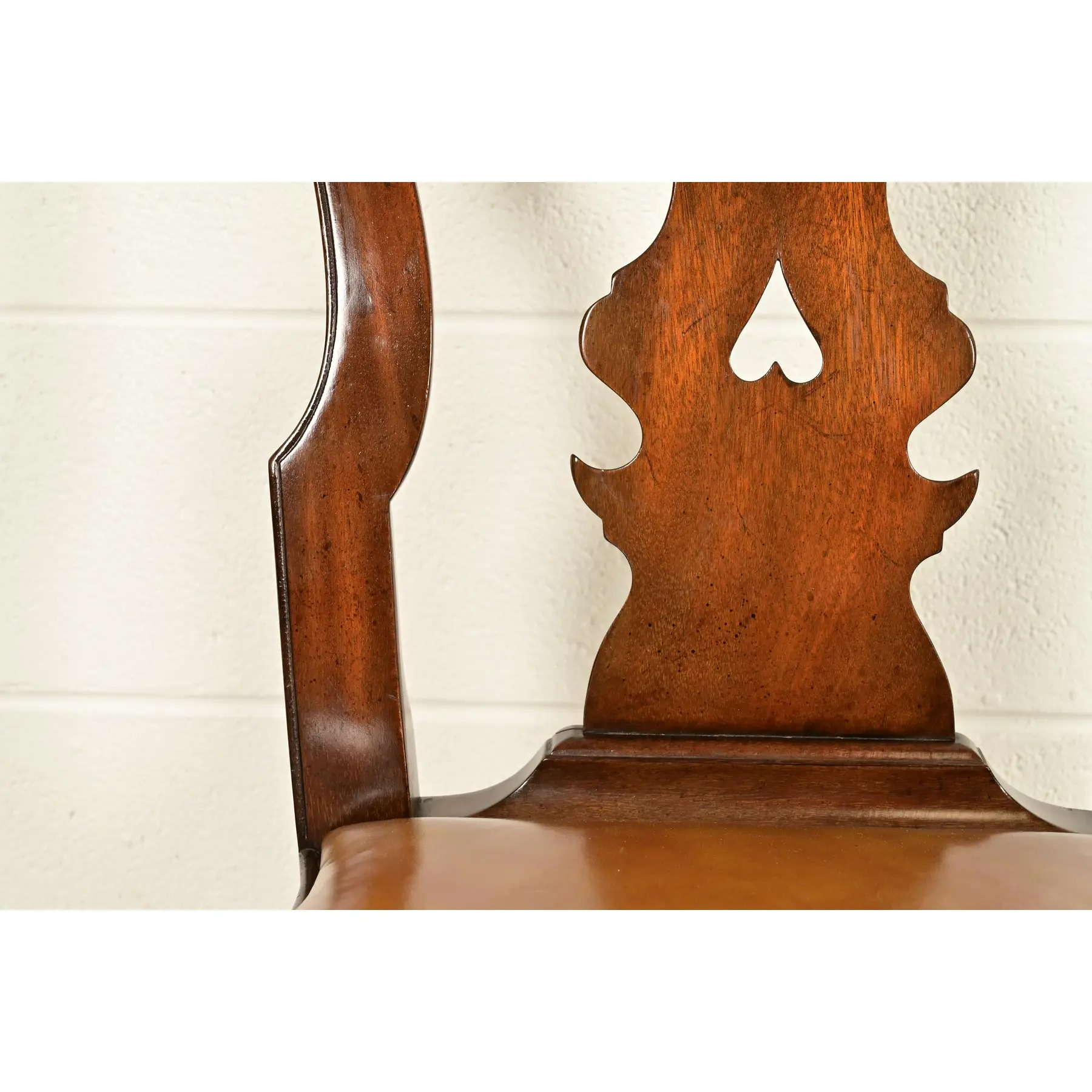 Kittinger Georgian Carved Mahogany Side Chair or Dining Chair - Image 9