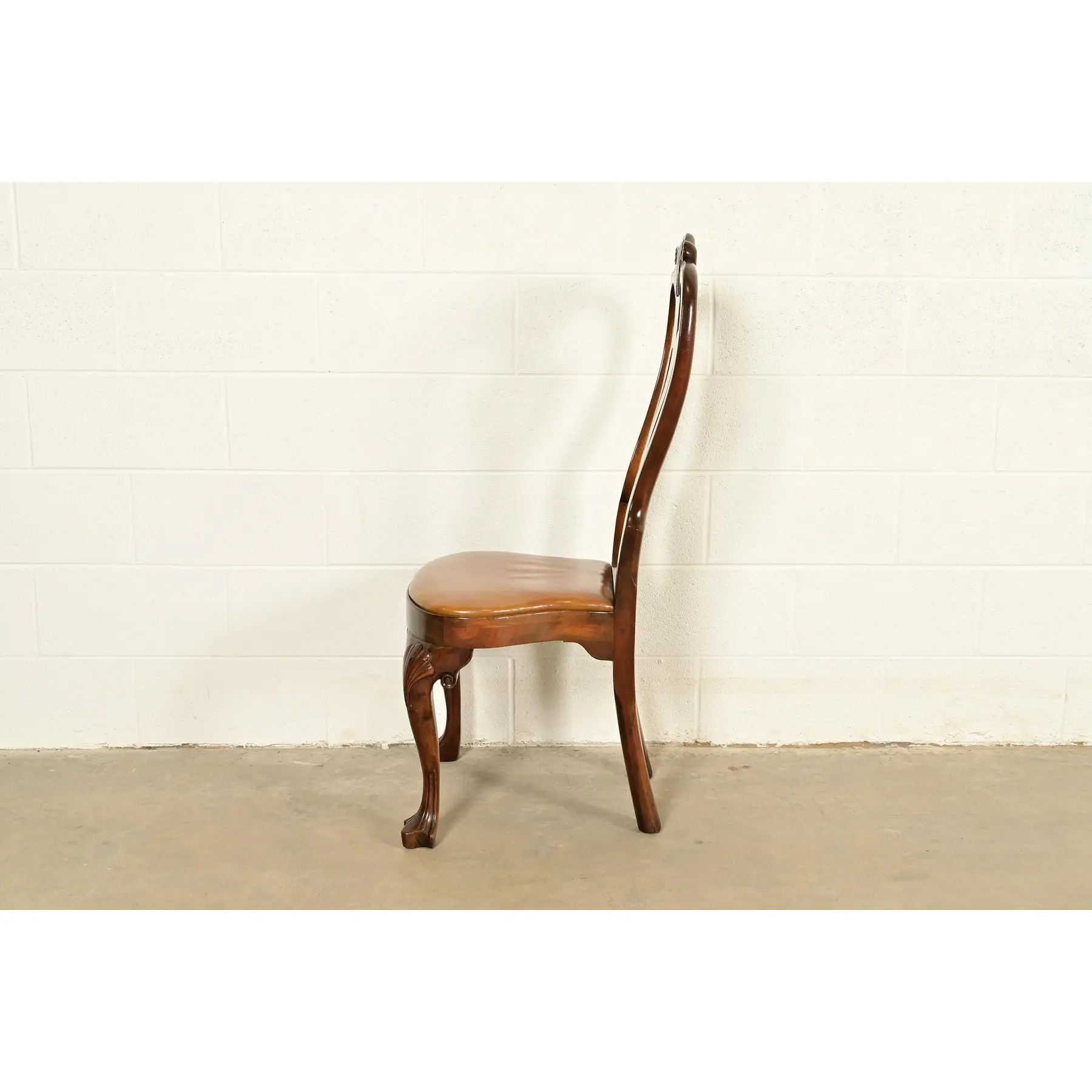 Kittinger Georgian Carved Mahogany Side Chair or Dining Chair - Image 13