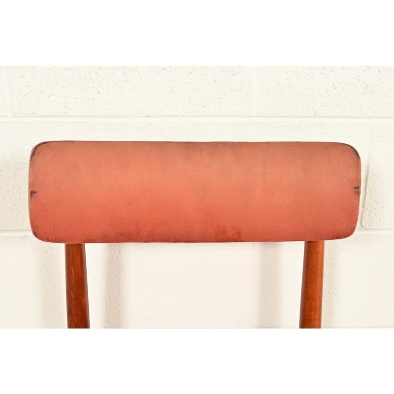 Finn Juhl Style Danish Modern Sculpted Teak Side Chairs or Dining Chairs, Pair - Image 6