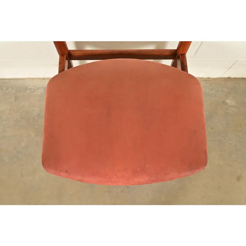 Finn Juhl Style Danish Modern Sculpted Teak Dining Chairs, Set of Four - Image 7