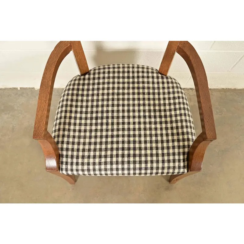 Stickley Mission Oak Arts & Crafts Armchairs, Pair - Image 7