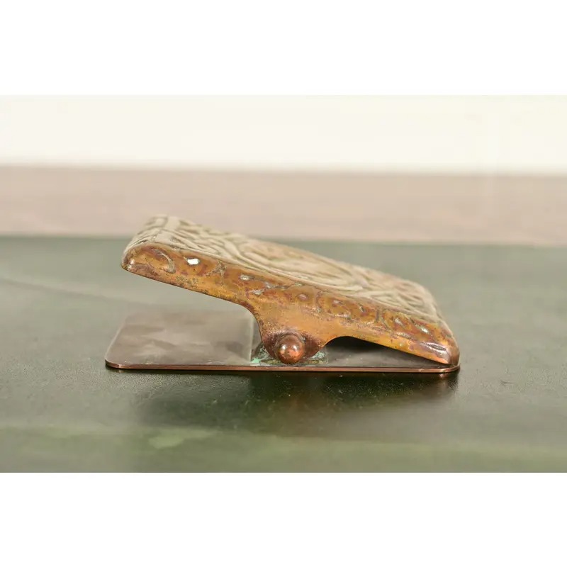 Tiffany Studios New York Zodiac Pattern Bronze Large Paper Clip - Image 7