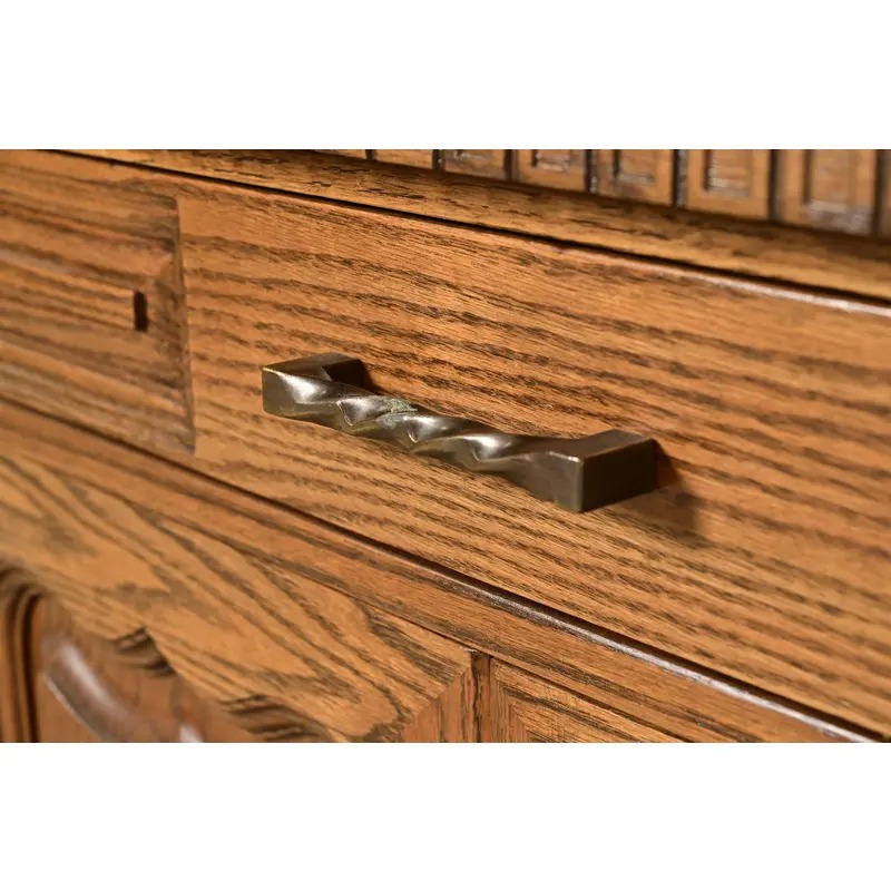 Romweber Viking Oak Executive Credenza, Circa 1960s - Image 8