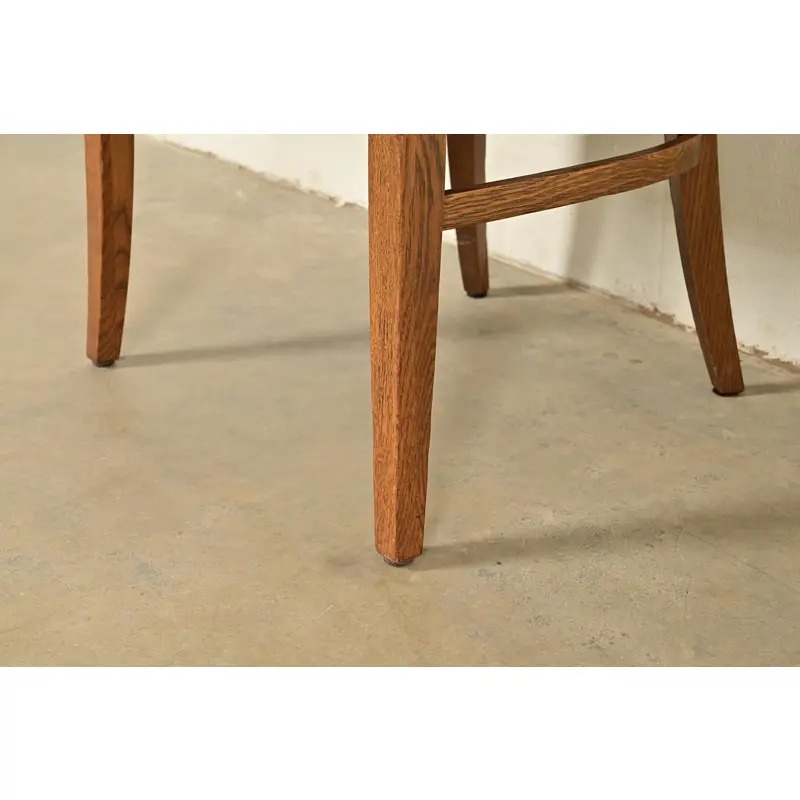 Stickley Mission Oak Arts & Crafts Armchairs, Pair - Image 9