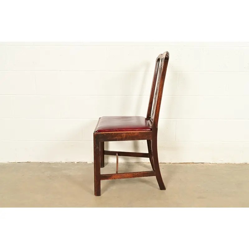 18th Century Antique Thomas Chippendale Period Carved Mahogany Side Chair or Dining Chair - Image 10